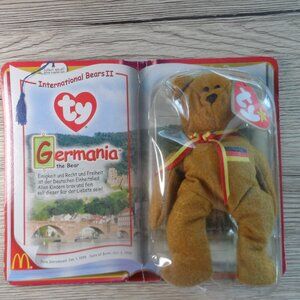 2000 TY McDonald's Teenie Beanie Baby "Germania The Bear"